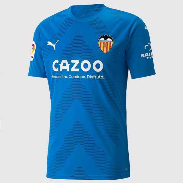 Tailandia Camiseta Valencia Tercera Equipación Portero 2022/2023 Azul
